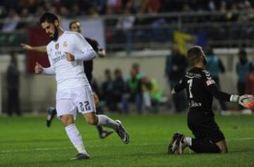 Isco celebrando un gol