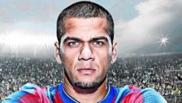 <b>UN TITÁN. </b>Dani Alves posa para una campaña del club.