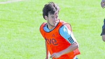 Silva, ayer en Las Rozas.