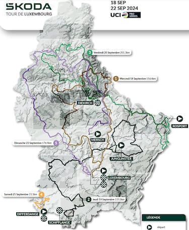 Juan Ayuso, candidato a todo en el Tour de Luxemburgo