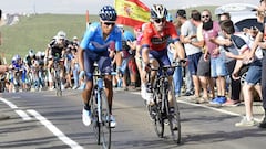 Nairo avisa en La Camperona, se mete de nuevo en el Top 3