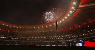 La fiesta del Wanda Metropolitano terminó con fuegos artificiales.