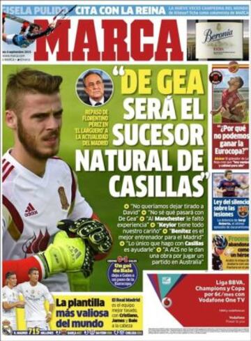 Portadas de la prensa deportiva