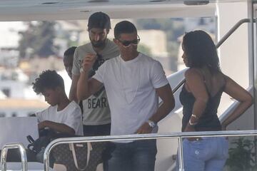Cristiano Ronaldo during a holidays in Ibiza, on Wednesday, August 19, 2020.