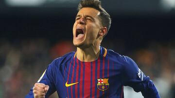 Primer gol de Coutinho y debut de Yerry Mina con el Barcelona