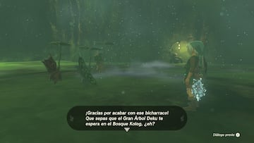 the legend of zelda tears of the kingdom nintendo switch guia como curar gran arbol deku