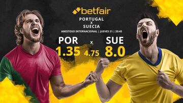 Portugal vs. Suecia: horario, TV, estadísticas, clasificación y pronósticos