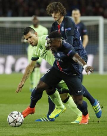 Sergio Agüero y Serge Aurier.