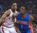 Resumen del Toronto Raptors - Detroit Pistons de la NBA