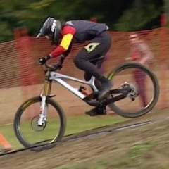 Vídeo: el descenso de Ángel Suárez en Maribor