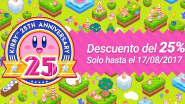 Los juegos de Kirby están de oferta por su 25 aniversario