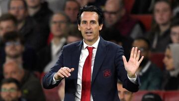 Unai Emery, en su etapa en el Arsenal. 