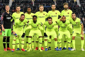 Equipo del Barcelona.