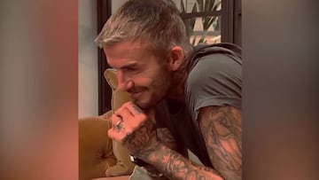 La emotiva reacción de Beckham al ver su gol más especial tras 20 años