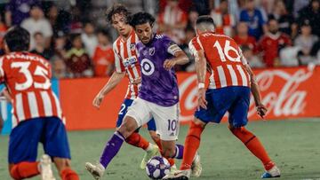 Atletico Madrid gave a fantastic display of collective football while facing the stars of the MLS at the All-Star game, despite the MLS side counting with Zlatan or Vela in their ranks
