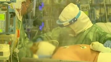 Se filtran fuertes imágenes de un hospital italiano tratando a pacientes con coronavirus