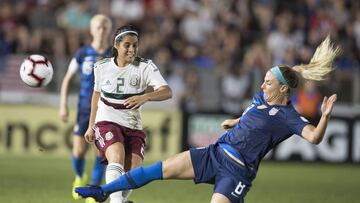 Tras el triunfo 6-0 de Estados Unidos sobre México, las Barras y las estrellas consiguen su primer triunfo y se encaminan al campeonato del Premundial de Concacaf.