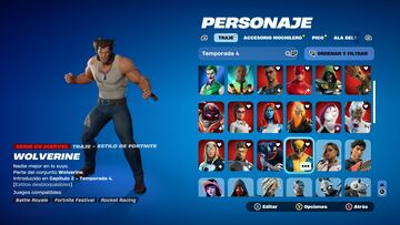 fortnite skin wolverine marvel