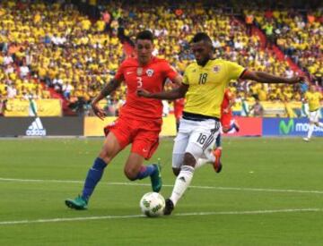 Colombia vs Chile en Barranquilla.