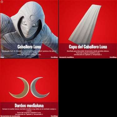 Cómo conseguir a Caballero Luna/Moon Knight en Fortnite