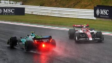 Vettel durante la carrera del GP de Japón.