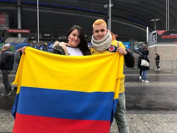 La Selección nunca estará sola: Colombianos en el Stade de France