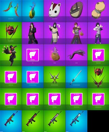 Todos los objetos cosm&eacute;ticos nuevos del parche 21.10 de Fortnite