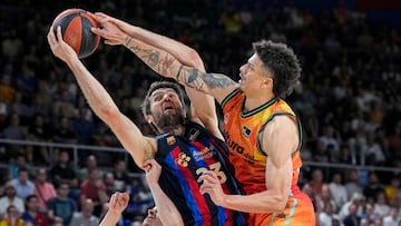 Valencia - Barcelona: horario, TV y dónde ver el Playoff ACB 2023