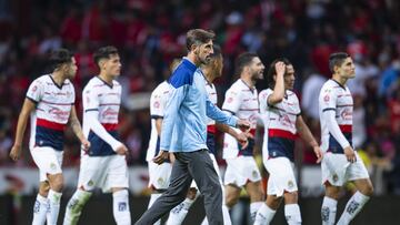 Veljko Paunovic head coach of Guadalajara during the game Toluca vs Guadalajara, corresponding to Round 10 of the Torneo Apertura 2023 of the Liga BBVA MX, at Nemesio Diez Stadium, on Octubre 01, 2023.
<br><br>
Veljko Paunovic Director Tecnico de Guadalajara durante el partido Toluca vs Guadalajara, correspondiente a la Jornada 10 del Torneo Apertura 2023 de la Liga BBVA MX, en el Estadio Nemesio Diez, el 01 de Octubre de 2023.