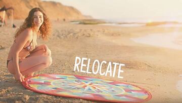 Shlack, la toalla de playa perfecta que no se vuela ni se llena de arena