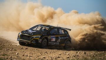 Pepe L車pez, en el Rally de Madrid 2023.