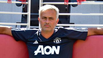 Soccer Football - Real Madrid vs Manchester United - International Champions Cup - Santa Clara, USA - July 23, 2017   Manchester United manager Jose Mourinho   REUTERS/Alan Greth