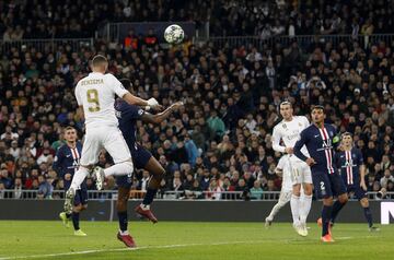 2-0. Karim Benzema marcó el segundo gol.