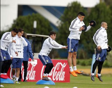 Buenos Aires 21 Mayo 2018, Argentina
Preparativos de la seleccion Argentina en el Predio de la AFA en Ezeiza, donde estÃ¡n 


Foto Ortiz Gustavo
