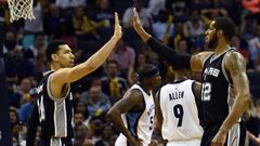 The San Antonio Spurs cruise into second round of the NBA playoffs