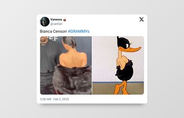 El desnudo de Bianca Censori y el look Jaden Smith: protagonistas de los memes de los Grammys 