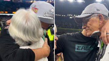 Nick Sirianni’s emotional celebration with family after Super Bowl victory