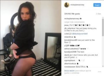 McKayla Maroney, de la gimnasia a encender las redes