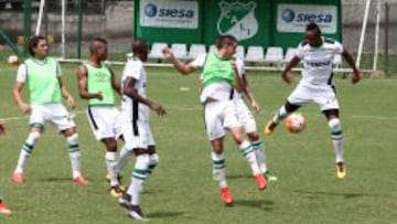 Imágenes del último entrenamiento del Cali antes de viajar a La Paz.