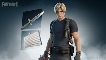 fortnite skins leon claire resident evil