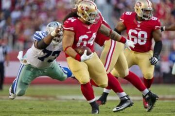 Partido sin mucha historia en el que Dallas reservó a muchos de sus titulares por la procupación que existía en el equipo tejano por el estado de la hierba del Levi's Stadium. Una de las jugadas más destacadas del encuentro fue esta intercepción de Mike Purcell que acabó retornando para touchdown.