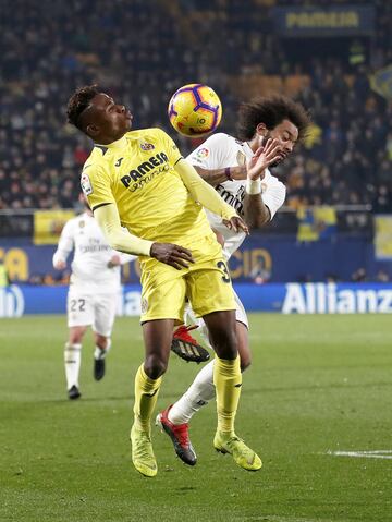 Samuel Chukwueze y Marcelo. 