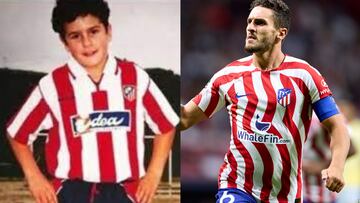 Koke de niño a adulto.