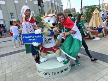 México vs. Suecia: El ambiente y color previo al partido