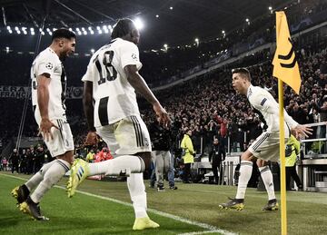 3-0. Cristiano Ronaldo celebró el tercer gol.