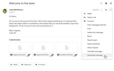 Novedades Gmail: llegan los botonees rehacer, deshacer y tachado y la descarga de correos