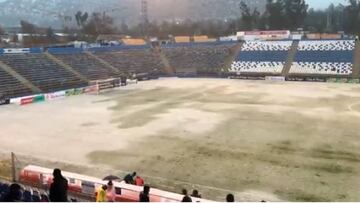 La intensa nieve que obligó a postergar el duelo de Católica