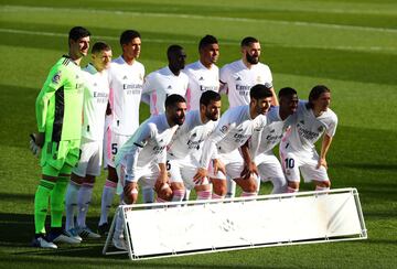 Once inicial del Real Madrid