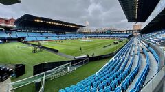 Panorámica del Estadio de Balaídos antes del inicio del encuentro. 