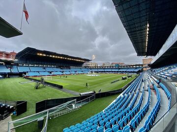 Panorámica del Estadio de Balaídos antes del inicio del encuentro. 